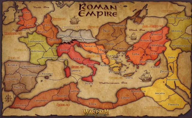 Roman Empire map
