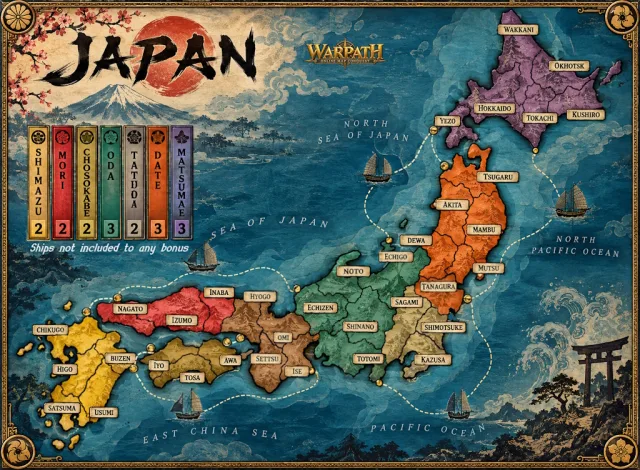 Japan map