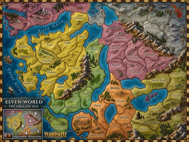 Elven World map