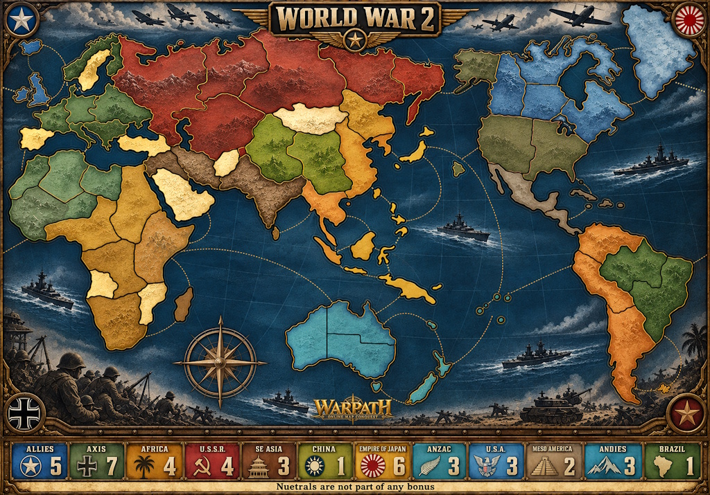 World War II map