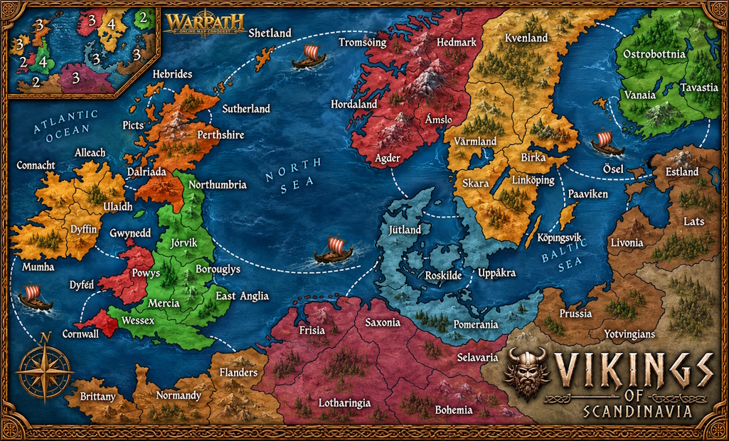 Vikings map
